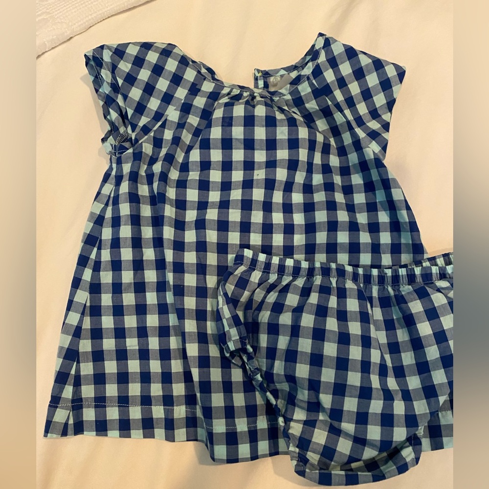 Primary dress and matching bloomers